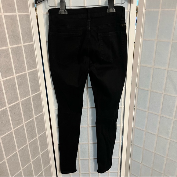 Black Distressed Jeans - Picture 3 of 4